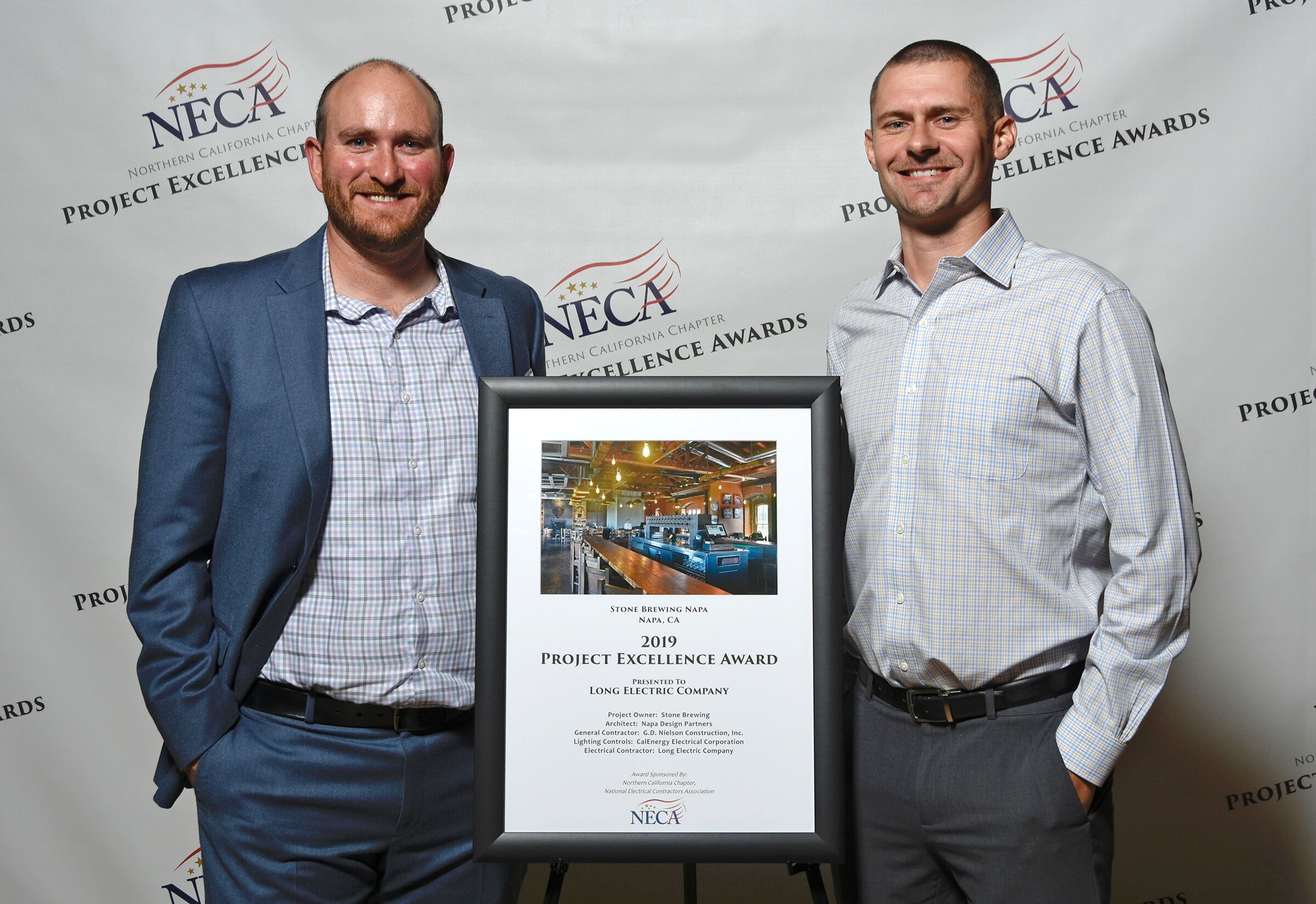 Tom Long receives a 2019 Project Excellence Award