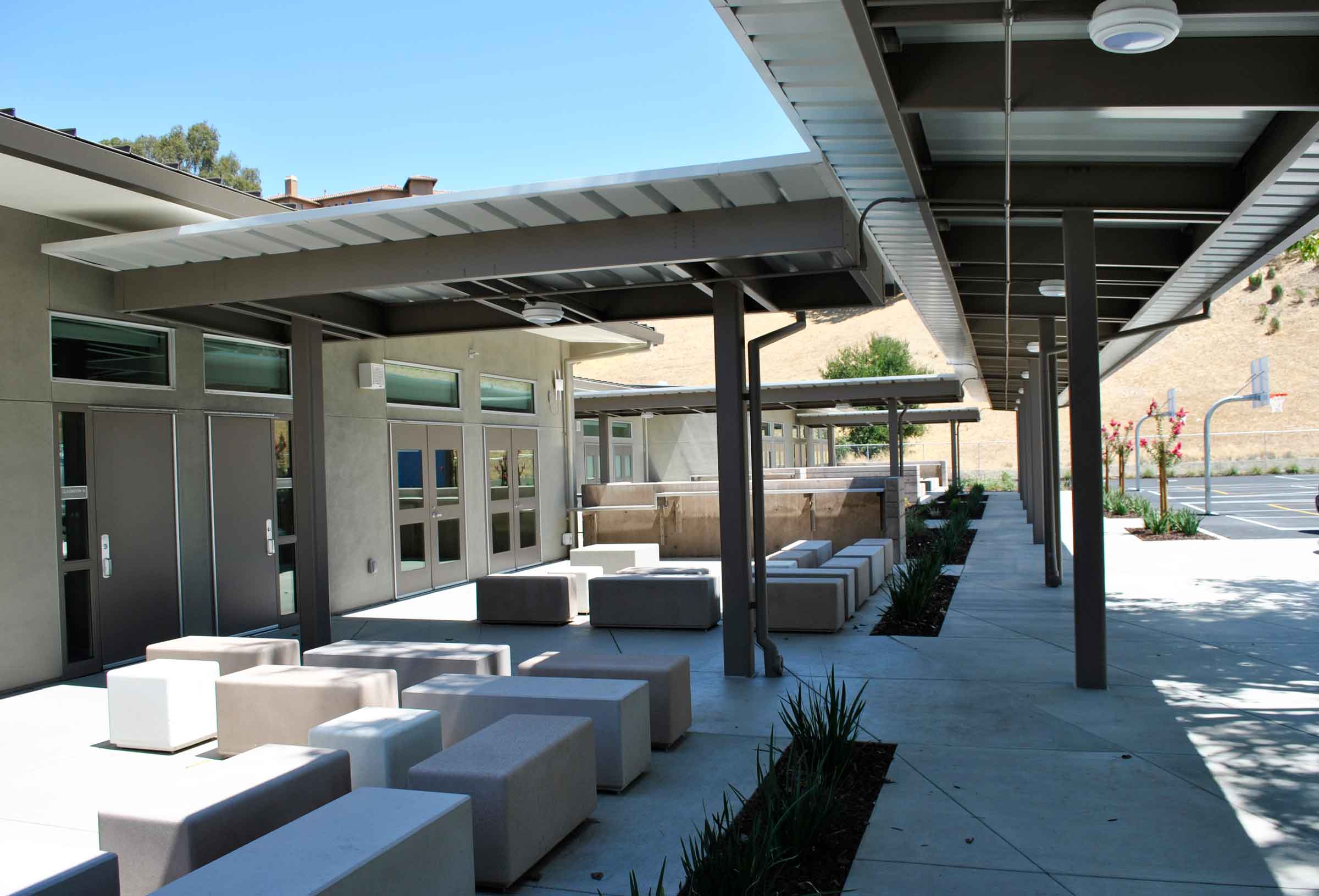 Tice Creek covered walkway