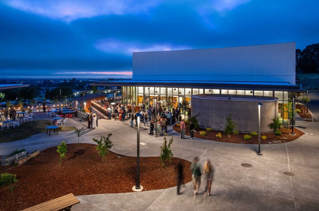 exterior of Sonoma Academy Performing Arts Center