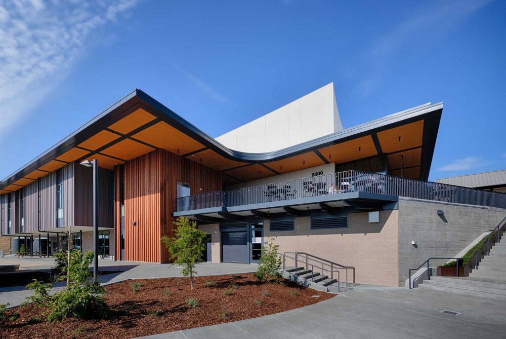 exterior of Sonoma Academy Performing Arts Center during the day